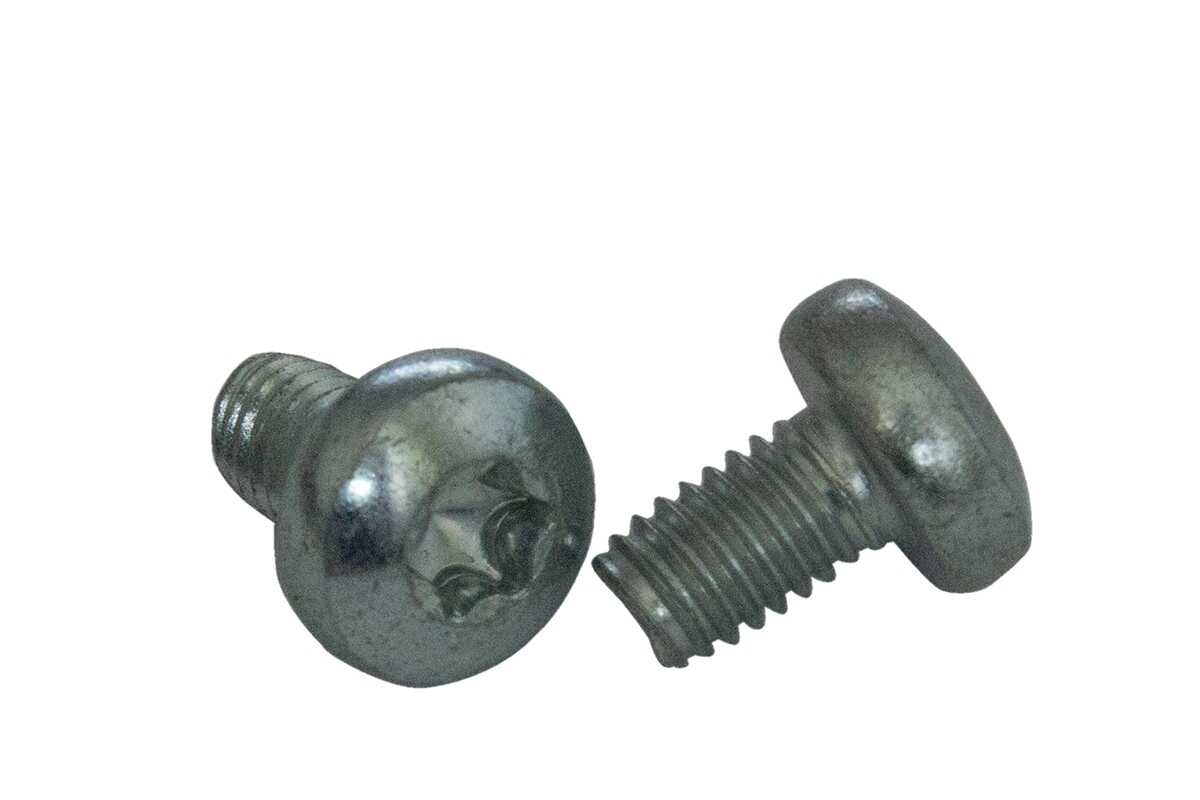 Гвинт, головка напівкругла M4x25 шліц зіркоподібний (torx), цинк